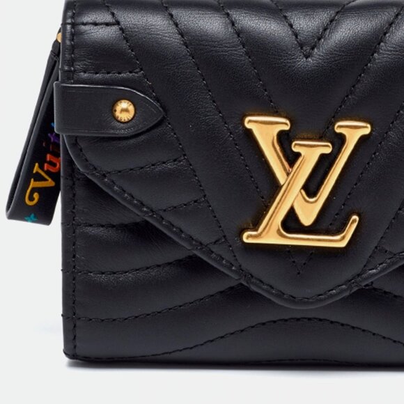 Authentic Louis Vuitton New Wave Compact Black wallet - Picture 8 of 14